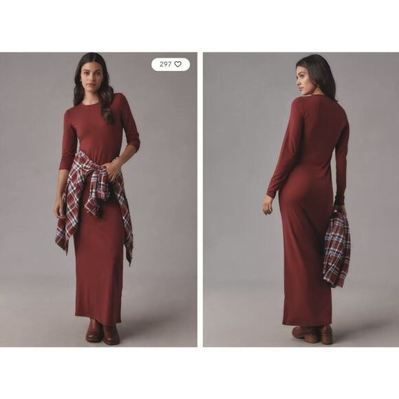 Reformation Dresses & Skirts - NWT Reformation Tommie Knit Maxi Dress Size XS Wine #NB503